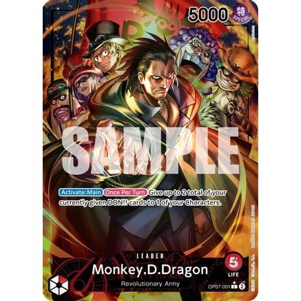 Monkey.D.Dragon (001) (Parallel) (OP07-001) - 500 Years in the Future Foil