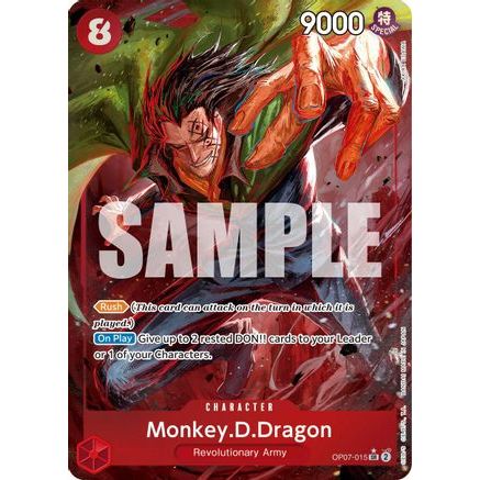 Monkey.D.Dragon (015) (Parallel) (OP07-015) - 500 Years in the Future Foil