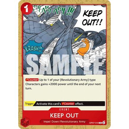 Keep Out (OP07-018) - 500 Years in the Future