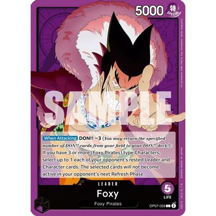 Foxy (059) (OP07-059) - 500 Years in the Future
