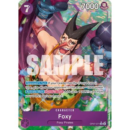 Foxy (071) (Parallel) (OP07-071) - 500 Years in the Future Foil