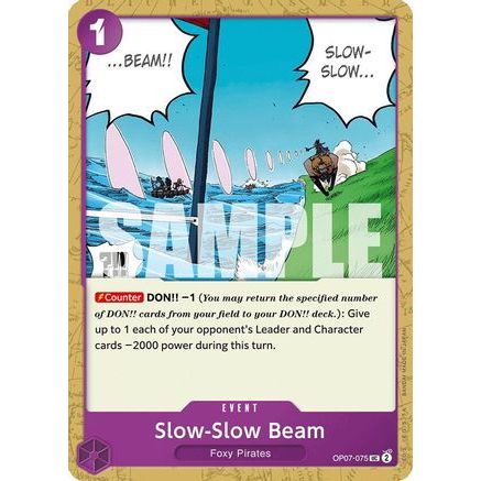 Slow-Slow Beam (OP07-075) - 500 Years in the Future