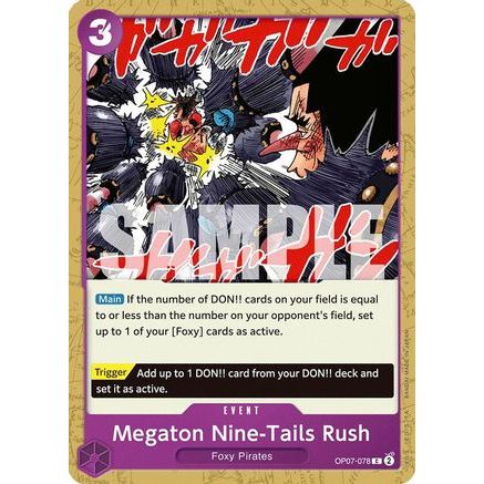 Megaton Nine-Tails Rush (OP07-078) - 500 Years in the Future