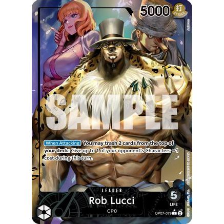 Rob Lucci (079) (Parallel) (OP07-079) - 500 Years in the Future Foil