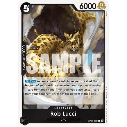 Rob Lucci (093) (OP07-093) - 500 Years in the Future Foil