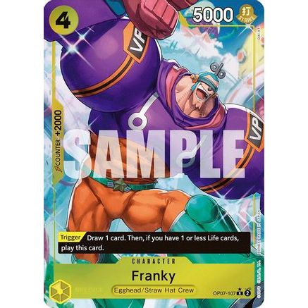 Franky (Parallel) (OP07-107) - 500 Years in the Future Foil