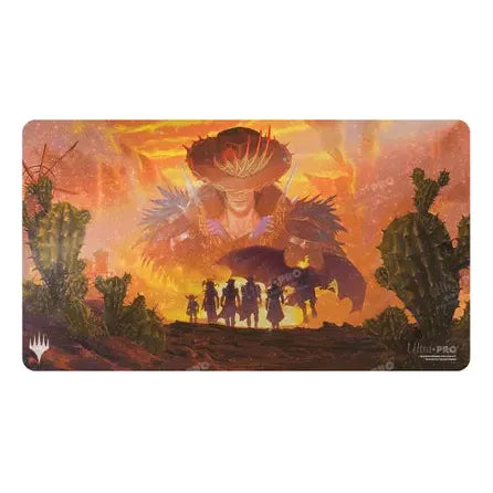 Magic The Gathering: Outlaws of Thunder Junction - Gang Silhouette AR Enhanced Holofoil Playmat