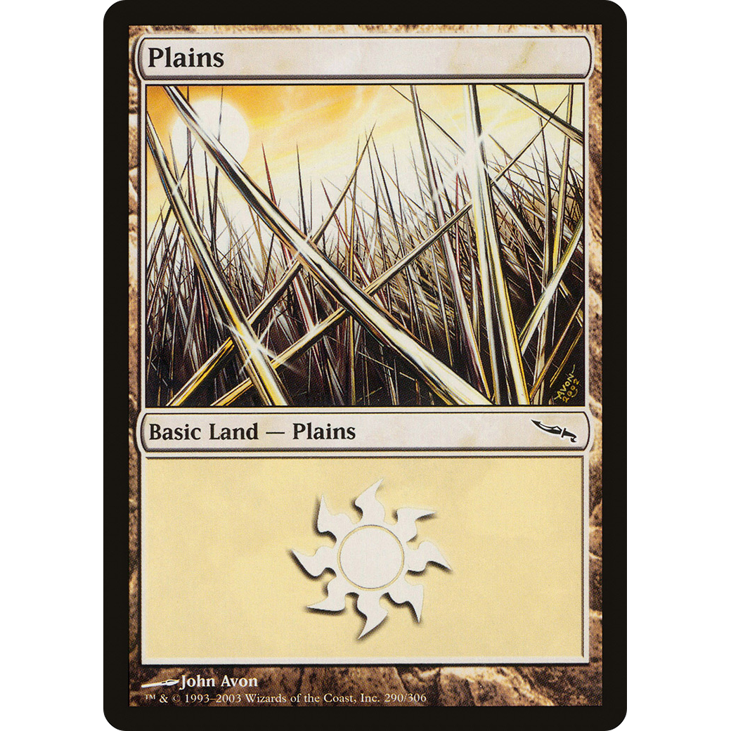 Plains (290) (MRD-290) - Mirrodin Foil