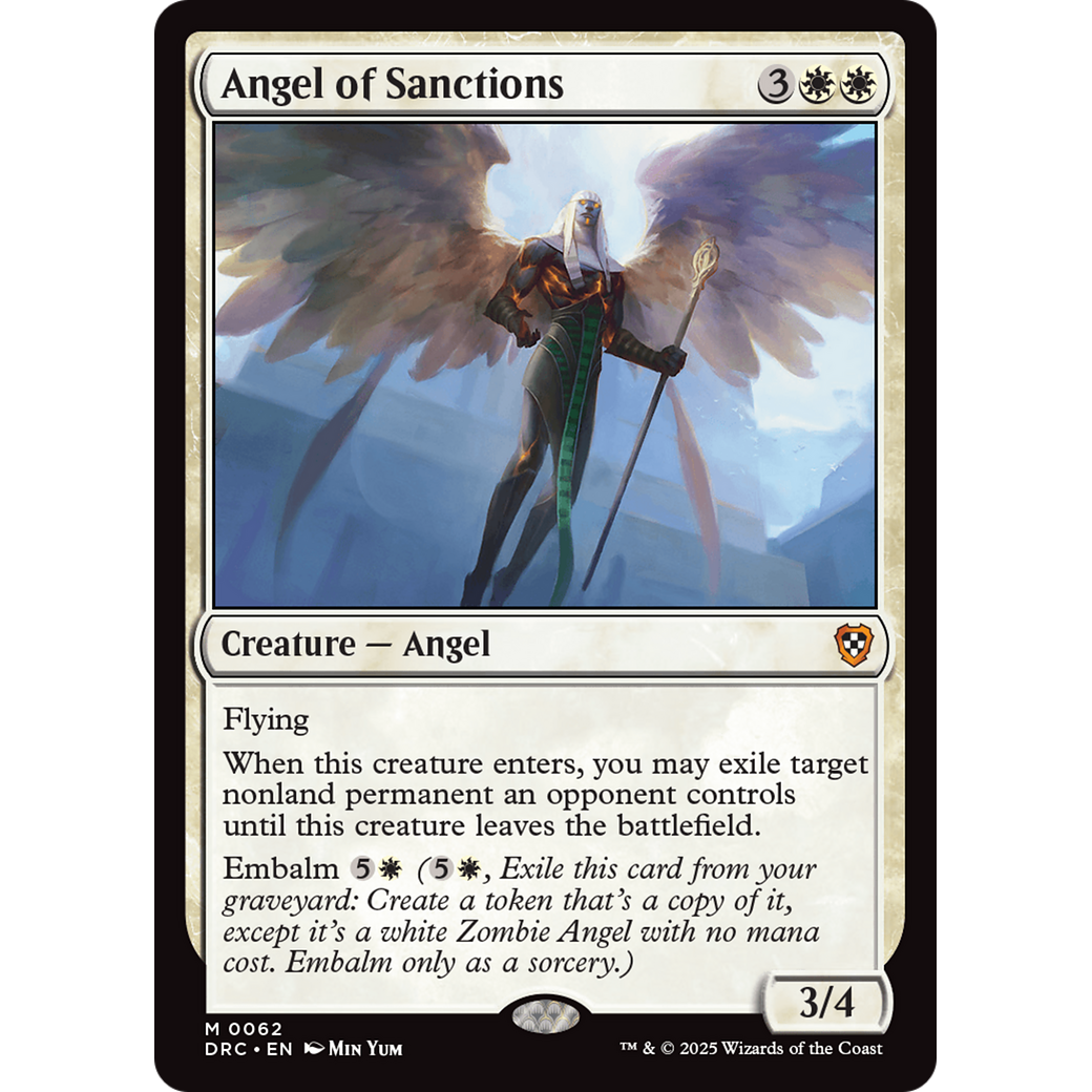 Angel of Sanctions (DRC-062) - Commander: Aetherdrift Foil
