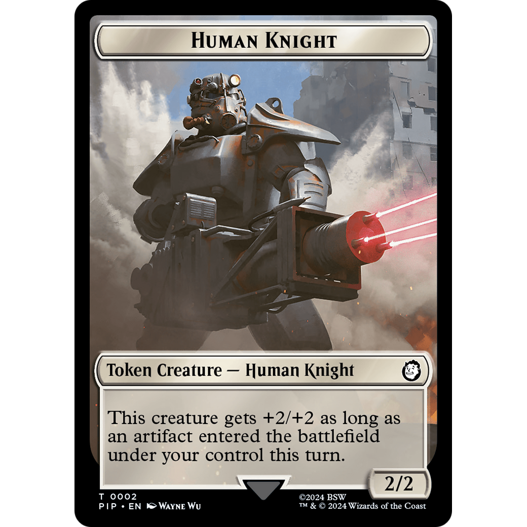 Human Knight (TPIP-002) - Fallout Tokens
