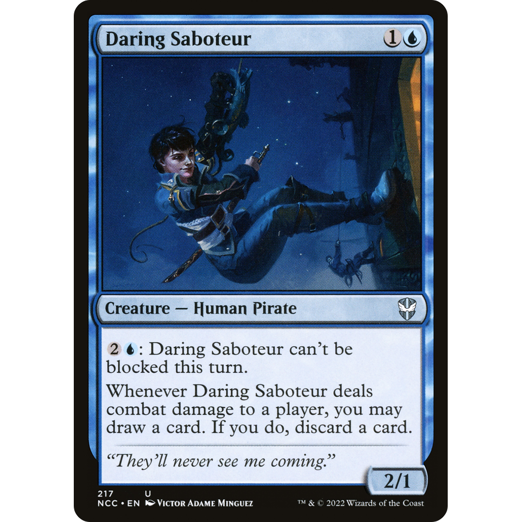 Daring Saboteur (NCC-217) - New Capenna Commander