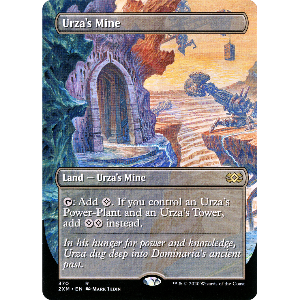 Urza's Mine (Borderless) (2XM-370) - Double Masters (Borderless)