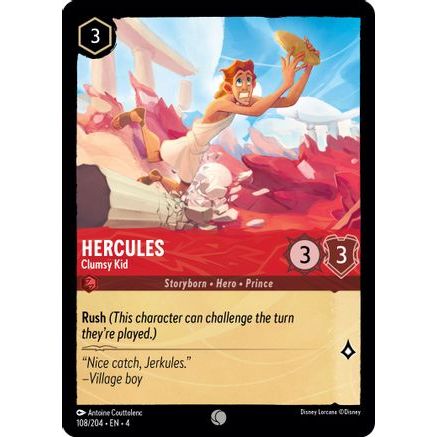 Hercules - Clumsy Kid (108/204) - Ursulas Return