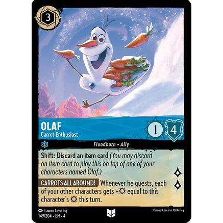 Olaf - Carrot Enthusiast (149/204) - Ursulas Return Cold Foil