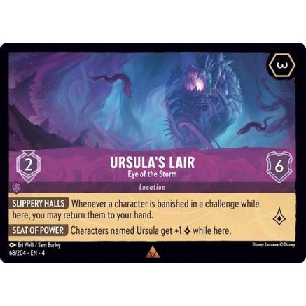 Ursula's Lair - Eye of the Storm (68/204) - Ursulas Return Cold Foil