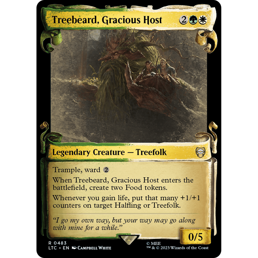 Treebeard, Gracious Host (LTC-483) - Tales of Middle-earth Commander: (Showcase)