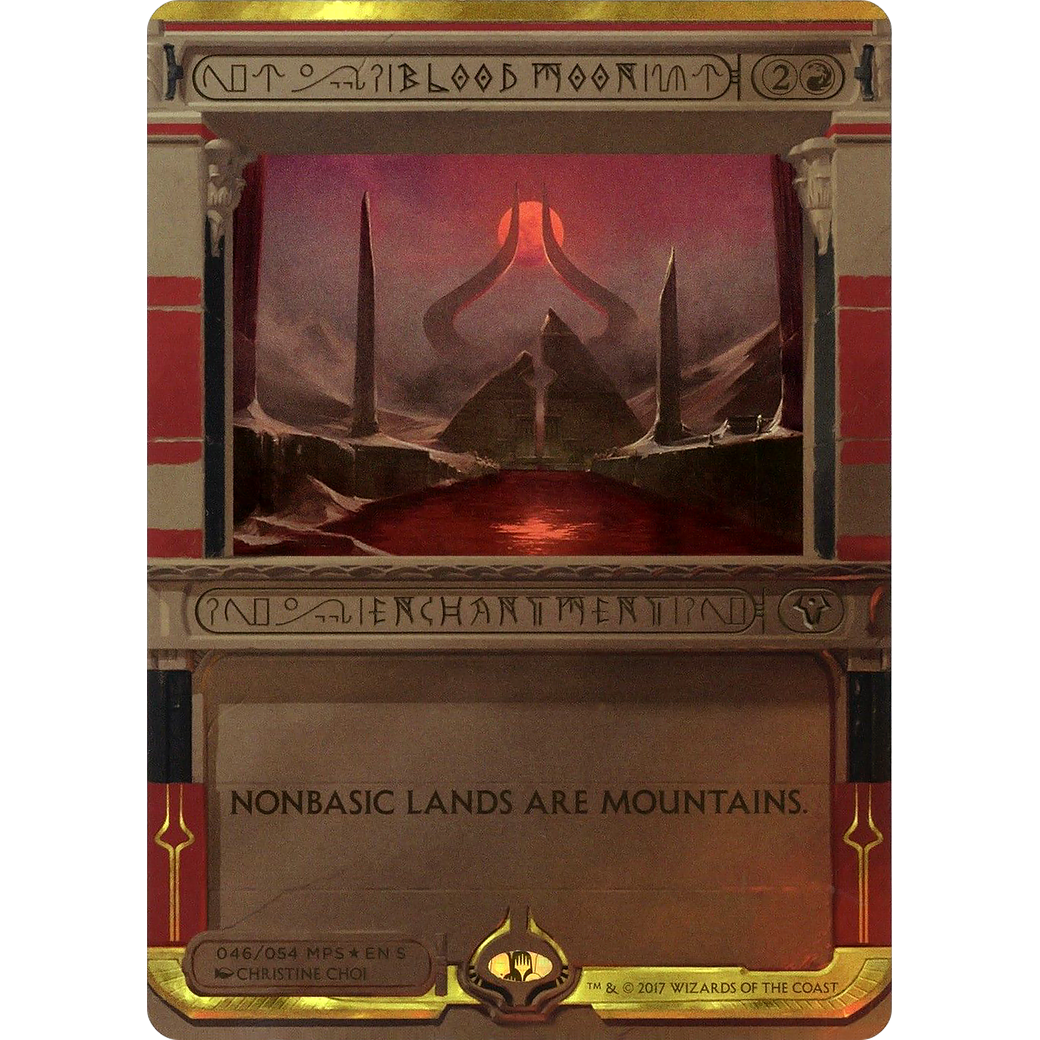 Blood Moon (MPS2-046) - Amonkhet Invocations (Borderless) Foil