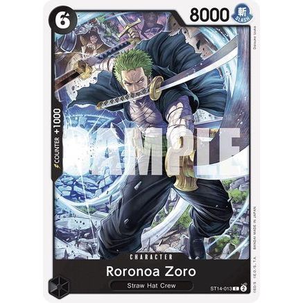 Roronoa Zoro (ST14-013) - Starter Deck 14: 3D2Y