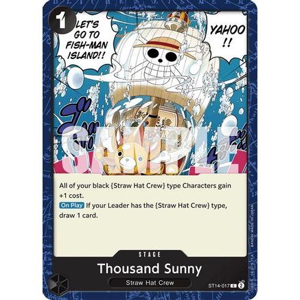 Thousand Sunny (ST14-017) - Starter Deck 14: 3D2Y