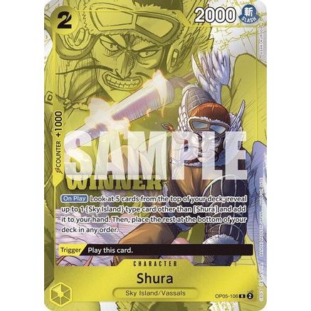 Shura (Winner Pack Vol. 7) (OP05-106) - One Piece Promotion Cards Foil