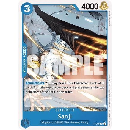 Sanji (Pirates Party Vol. 7) (P-068) - One Piece Promotion Cards