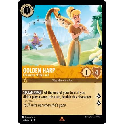 Golden Harp - Enchanter of the Land (11/204) - Ursulas Return Cold Foil