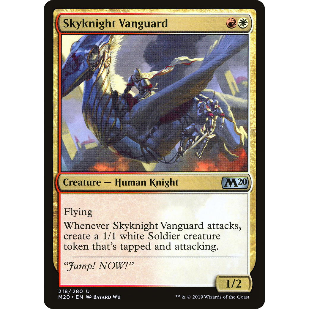 Skyknight Vanguard (M20-218) - Core Set 2020 Foil