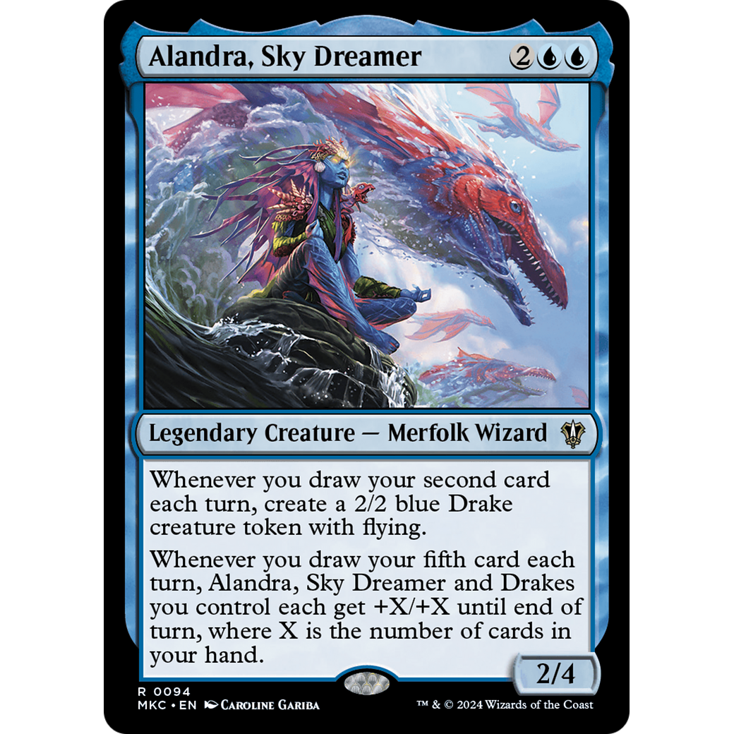 Alandra, Sky Dreamer (MKC-094) - Murders at Karlov Manor Commander