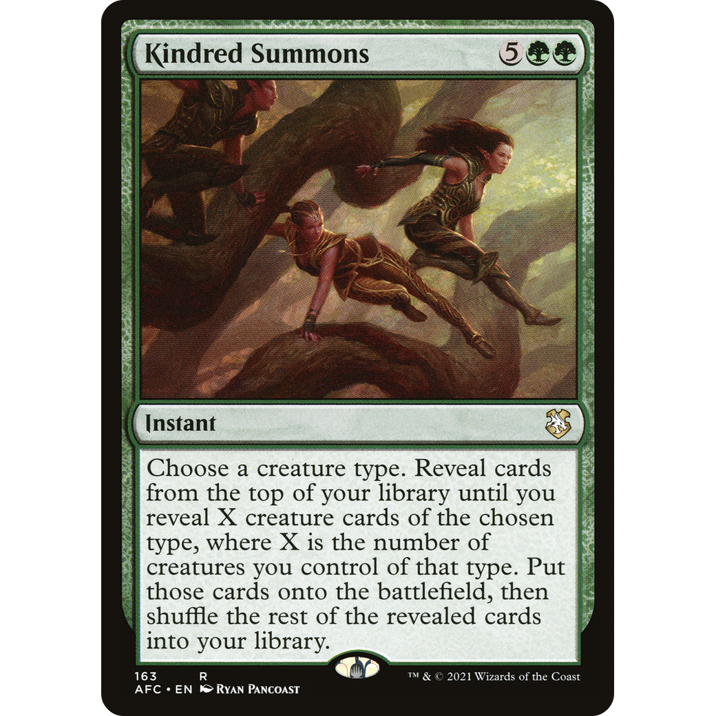 Kindred Summons (AFC-163) - Forgotten Realms Commander