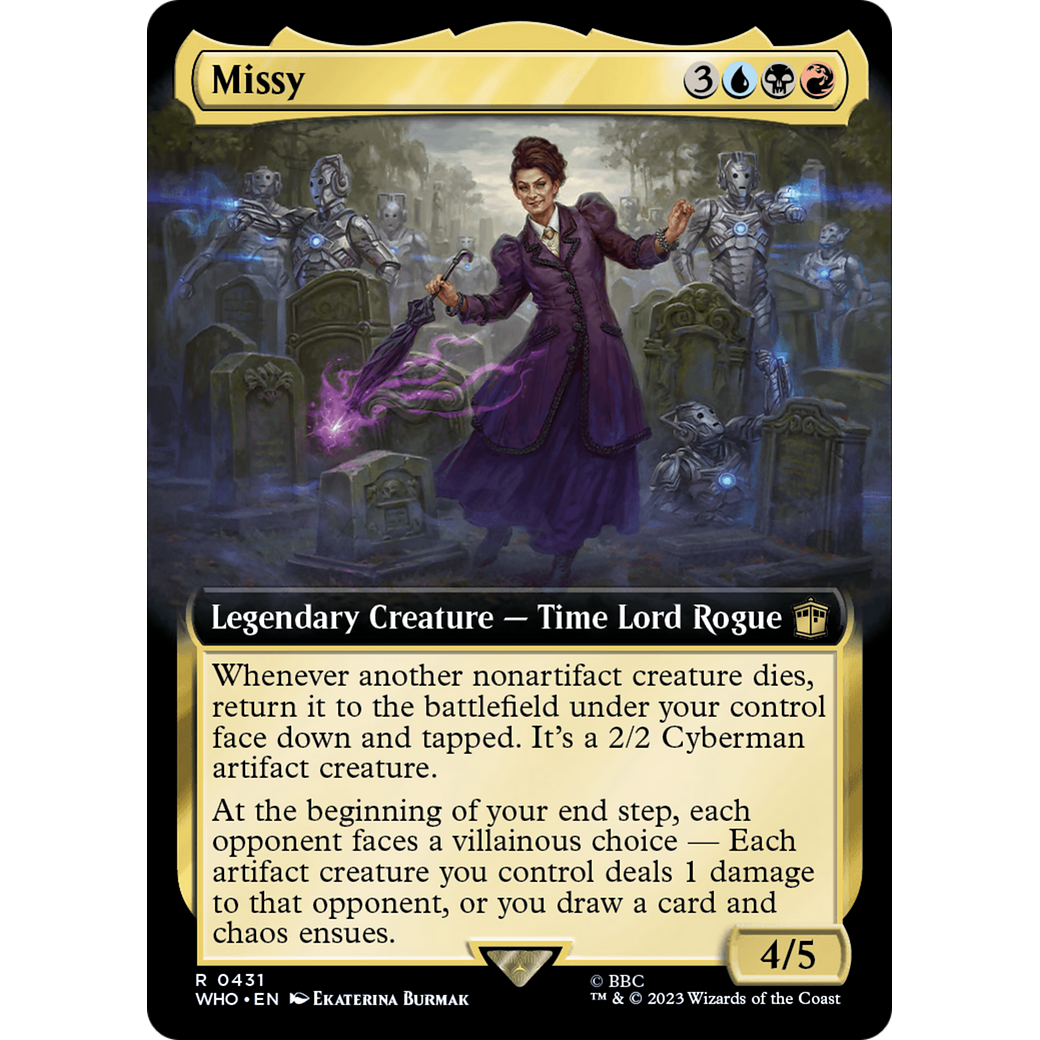 Missy (Extended Art) (WHO-431) - Doctor Who: (Extended Art)