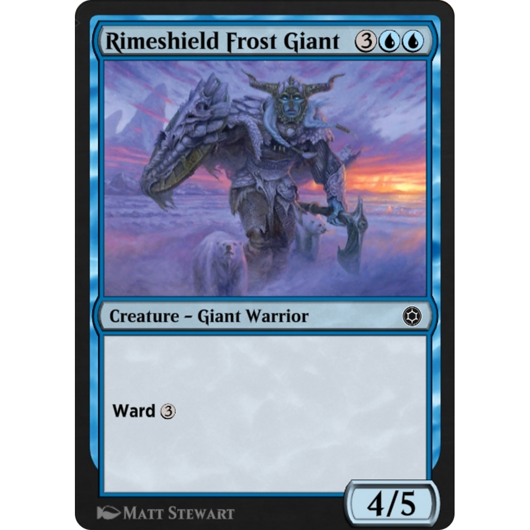 Rimeshield Frost Giant (HBG-130) - Alchemy Horizons: Baldur's Gate