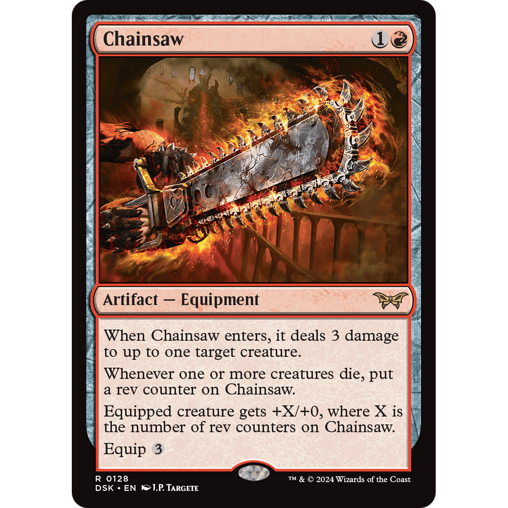 Chainsaw (DSK-128) - Duskmourn: House of Horror Foil