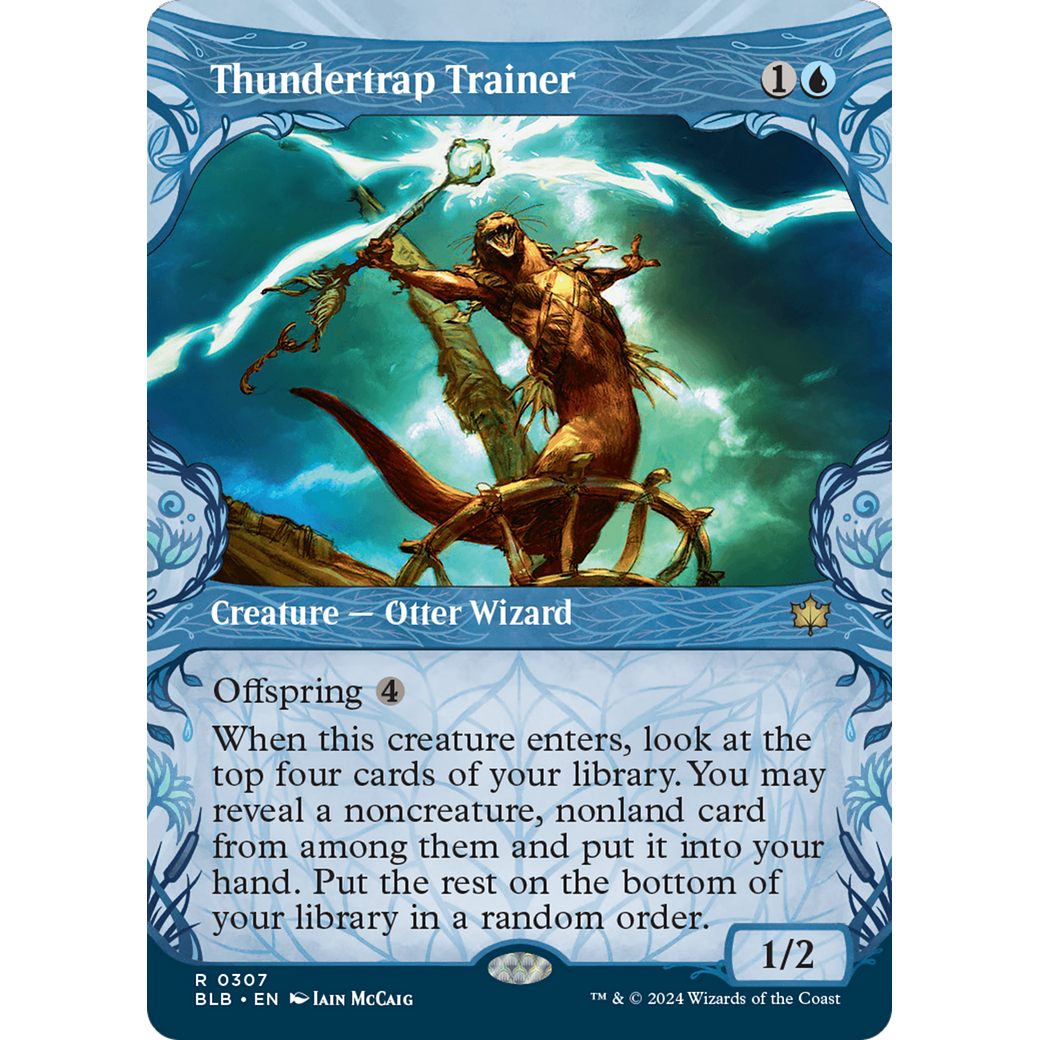 Thundertrap Trainer (BLB-307) - Bloomburrow: (Showcase) (Borderless) Foil