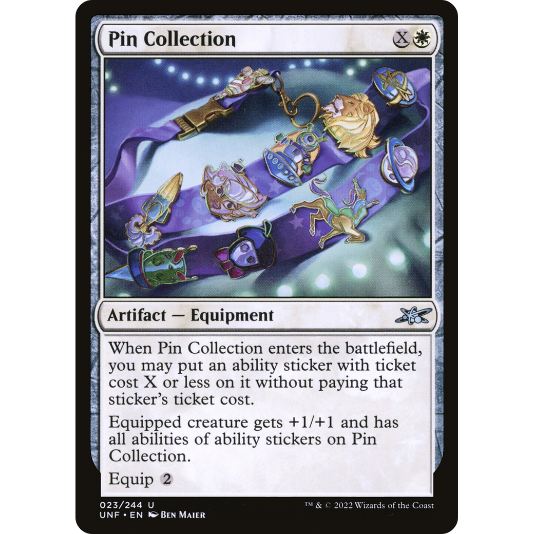 Pin Collection (UNF-023) - Unfinity Foil