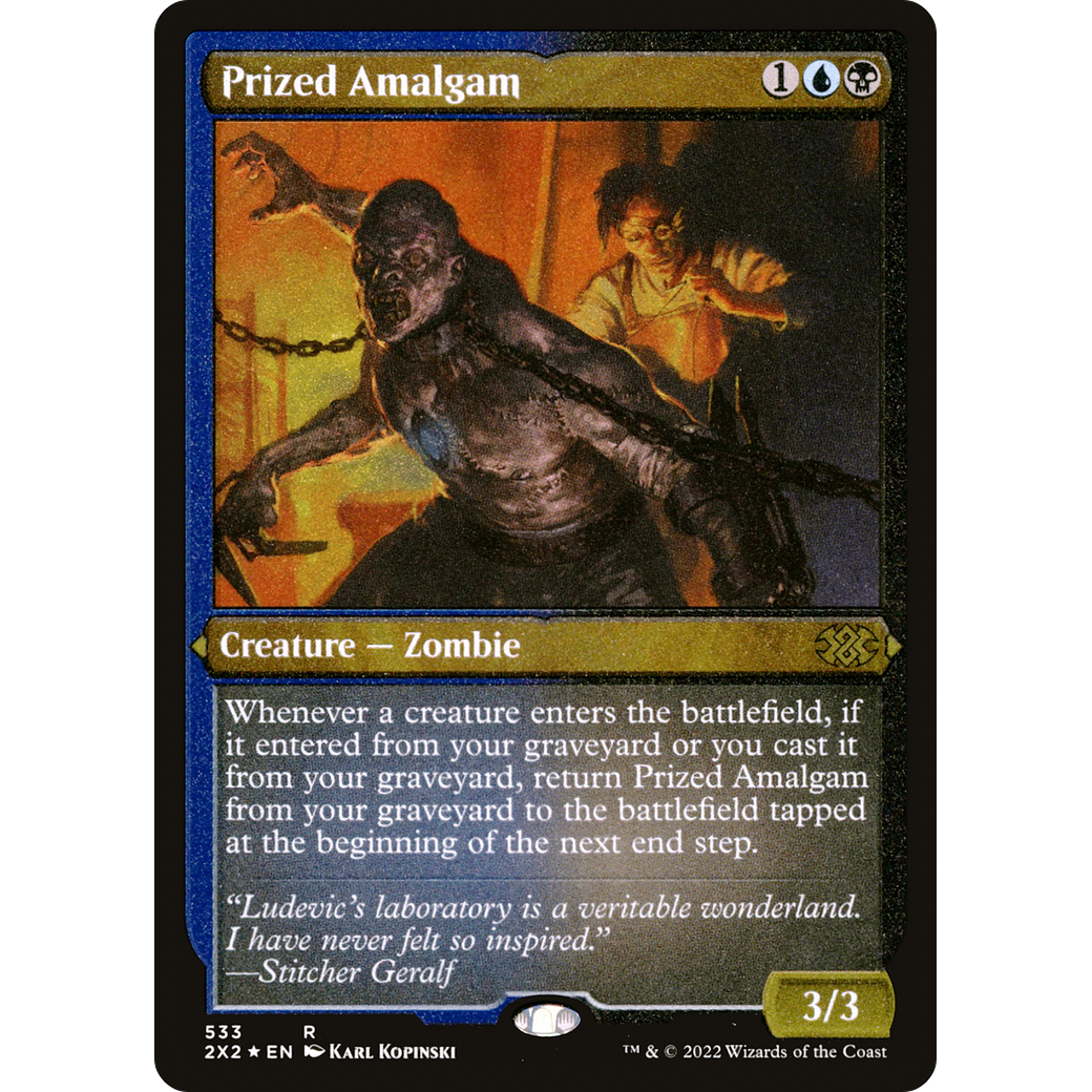 Prized Amalgam (Foil Etched) (2X2-533) - Double Masters 2022 Foil