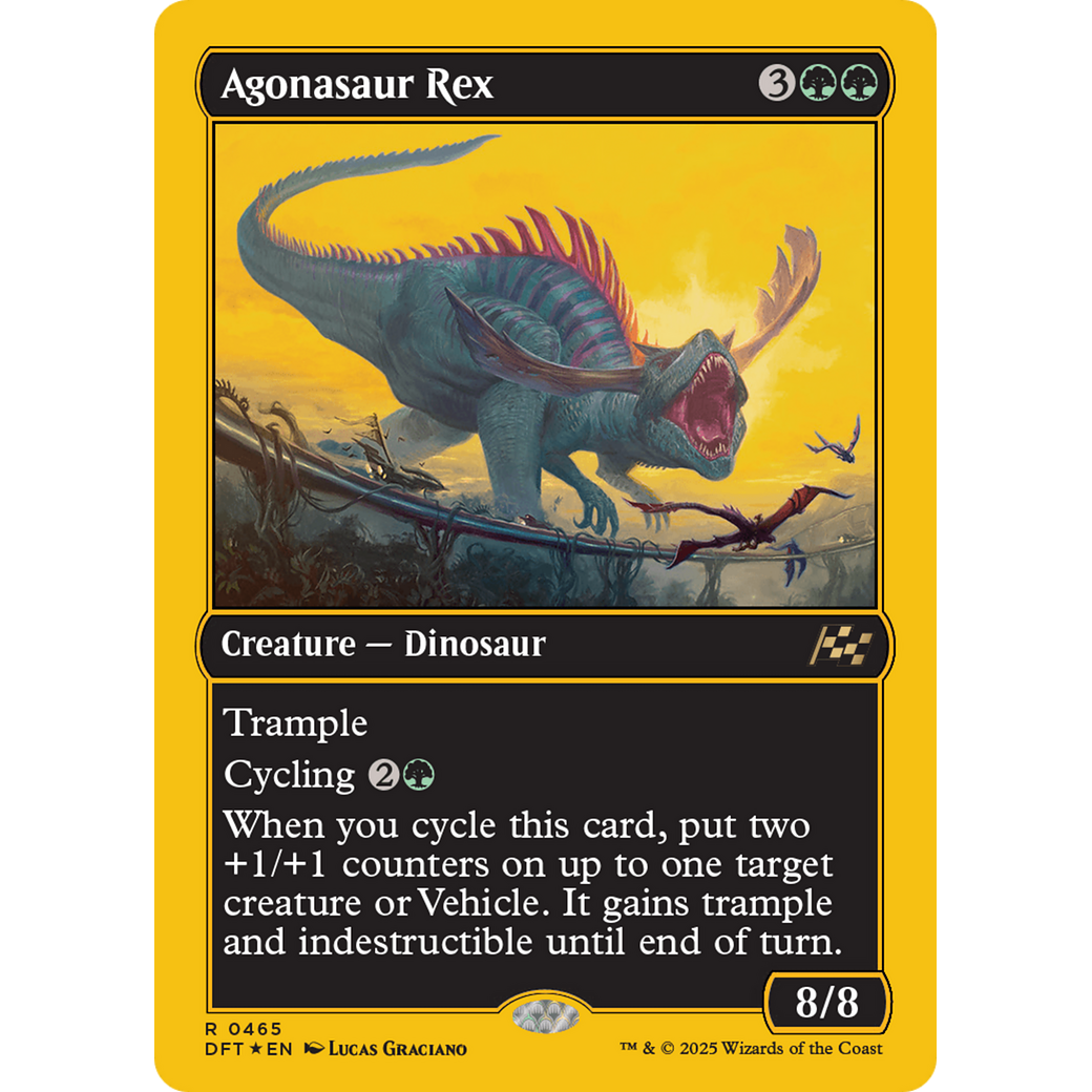 Agonasaur Rex (DFT-465) - Aetherdrift Foil
