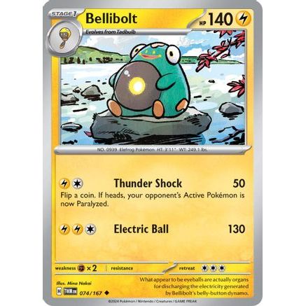 Bellibolt 74 - SV06 Twilight Masquerade Reverse Holofoil