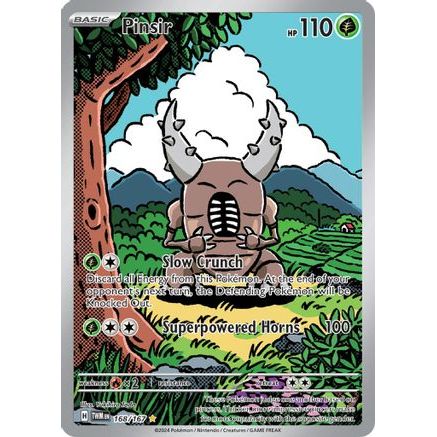 Pinsir - 168/167 168 - SV06 Twilight Masquerade Holofoil