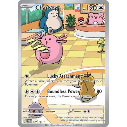 Chansey - 187/167 187 - SV06 Twilight Masquerade Holofoil