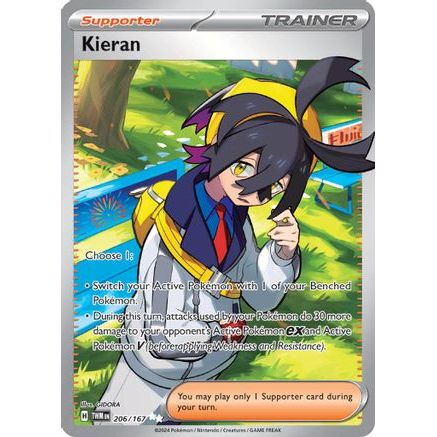 Kieran - 206/167 206 - SV06 Twilight Masquerade Holofoil