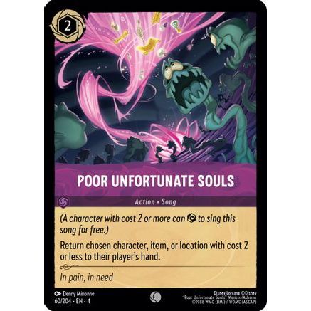 Poor Unfortunate Souls (60/204) - Ursulas Return Cold Foil