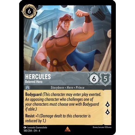 Hercules - Beloved Hero (180/204) - Ursulas Return Cold Foil