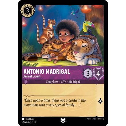 Antonio Madrigal - Animal Expert (35/204) - Ursulas Return Cold Foil