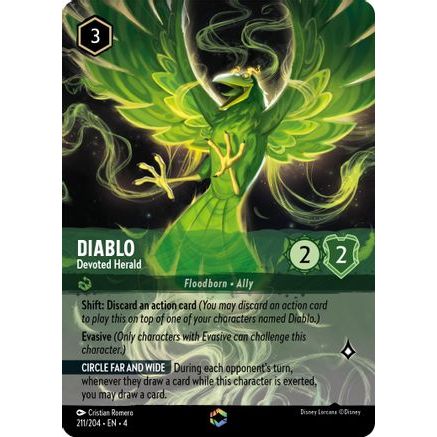 Diablo - Devoted Herald (Enchanted) (211/204) - Ursulas Return Holofoil