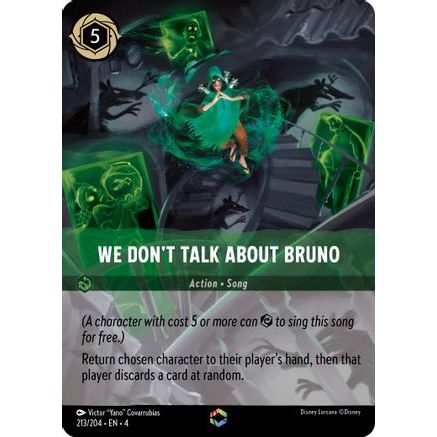 We Don't Talk About Bruno (Enchanted) (213/204) - Ursulas Return Holofoil