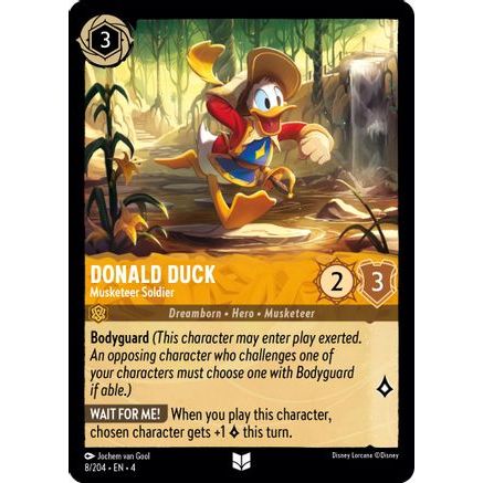 Donald Duck - Musketeer Soldier (8/204) - Ursulas Return Cold Foil