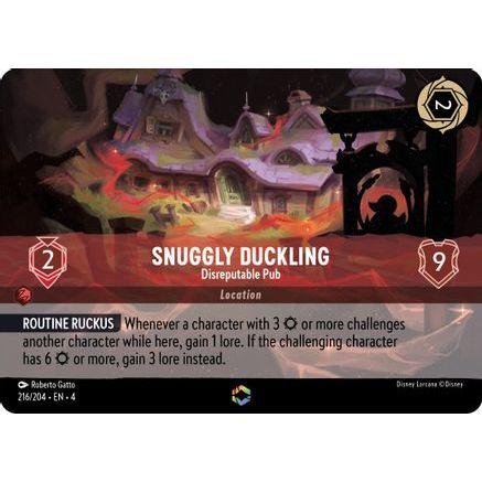 Snuggly Duckling - Disreputable Pub (Enchanted) (216/204) - Ursulas Return Holofoil
