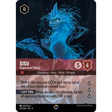 Sisu - Empowered Sibling (Enchanted) (215/204) - Ursulas Return Holofoil