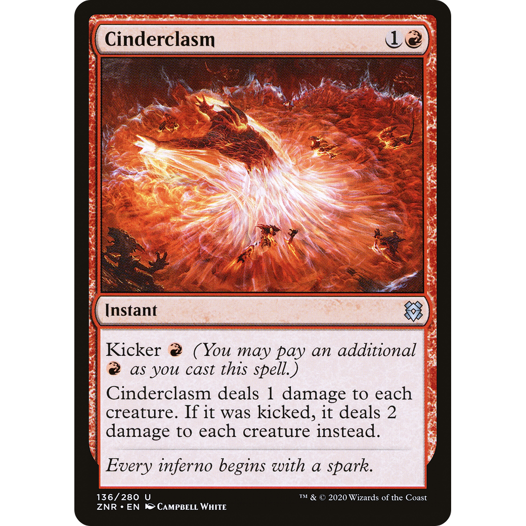 Cinderclasm (ZNR-136) - Zendikar Rising Foil