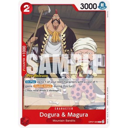 Dogura & Magura (OP07-009) - 500 Years in the Future Pre-Release Cards